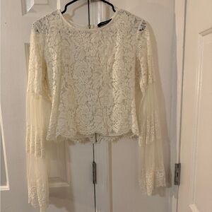 White Lace Blouse